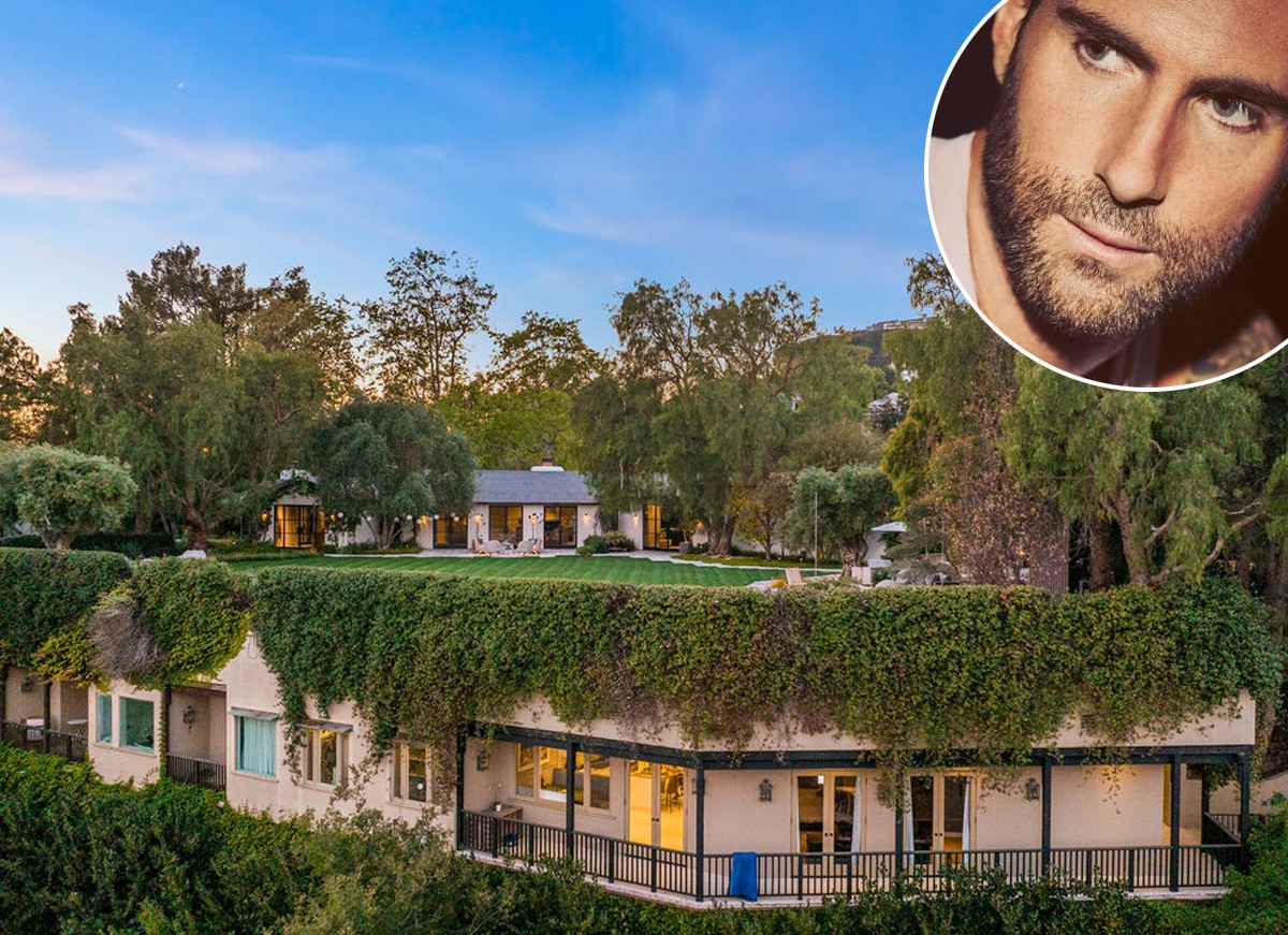 Adam Levine vende mansão por US$ 51 milhões (Foto: Reprodução / Instagram e Redfin)