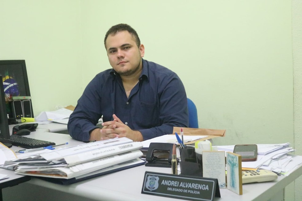 Delegado de Polícia Civil do Piauí, Andrei Alvarenga. — Foto: Glayson Costa/G1