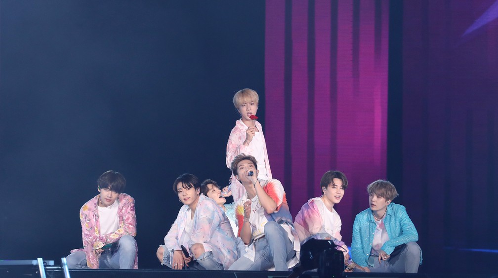 BTS faz show no Allianz Parque, em SÃ£o Paulo â€” Foto: BigHit Entertainment Bts/DivulgaÃ§Ã£o