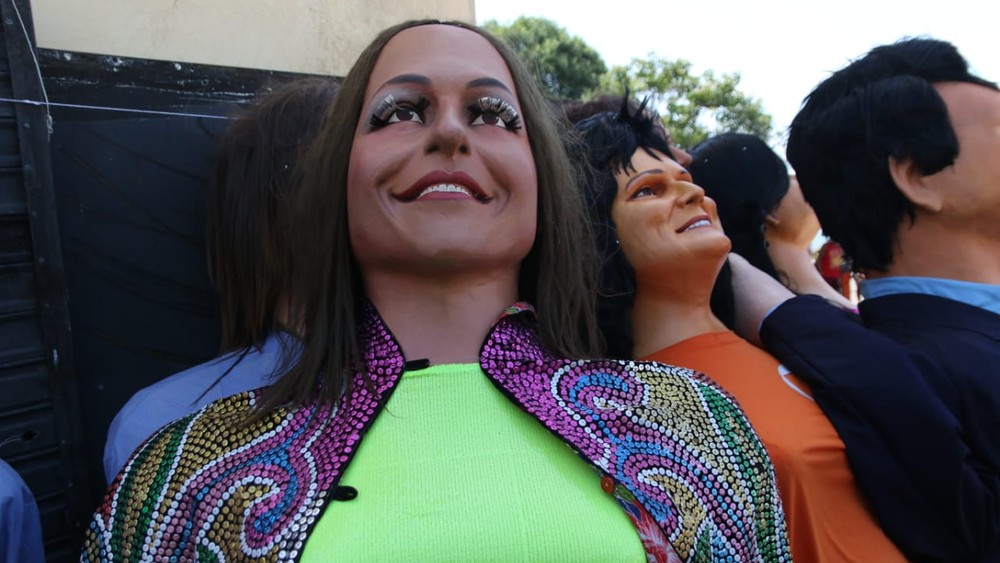 Apoteose dos bonecos gigantes no carnaval de Olinda