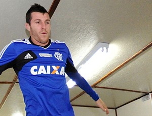 Paulo Victor treino Flamengo (Foto: Alexandre Vidal/Fla Imagem)