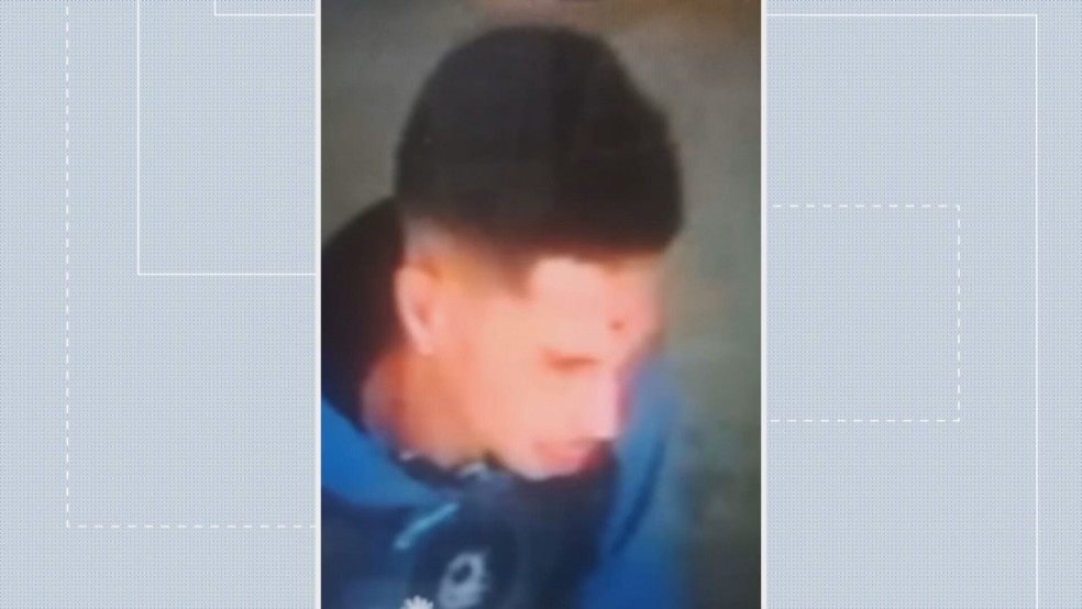 Pista do criminoso podem ser informadas no disque-denúncia, pelo telefone 197 — Foto: Reprodução