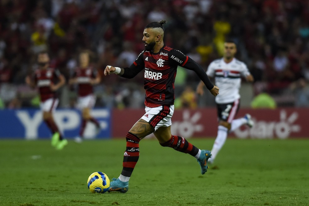 Gabigol tem 24 gols pelo Flamengo em 2022 — Foto: Marcelo Cortes/Flamengo
