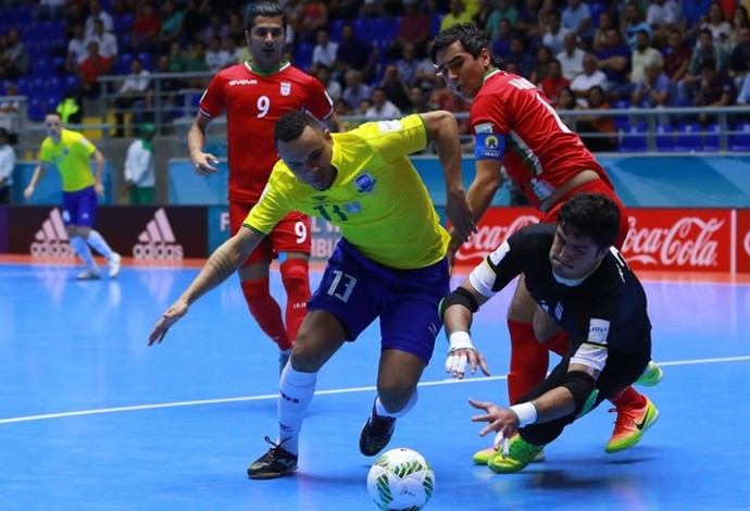 Dieguinho Brasil Irã oitavas de final Mundial de Futsal (Foto: Getty Images/Fifa)