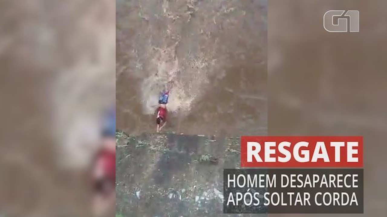 Homem se solta de corda durante resgate e desaparece no Ribeirão Arrudas, em BH