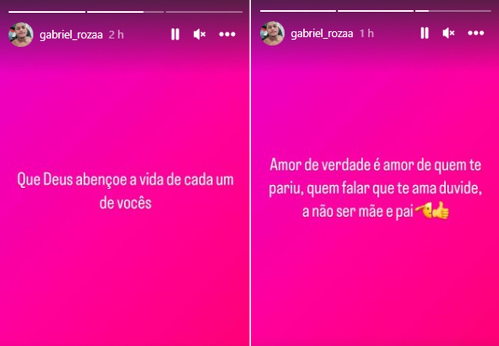 Gabriel Roza posta em meio a pol&ecirc;micas com a ex-noiva Bia Miranda &mdash; Foto: Reprodu&ccedil;&atilde;o/Instagram