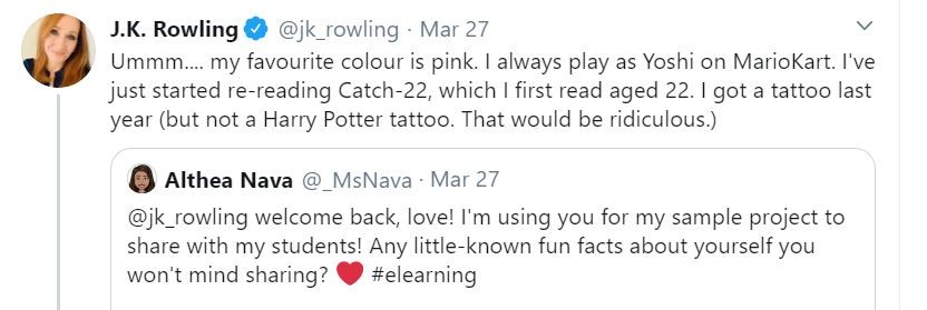 J.K. Rowling (Foto: Twitter)