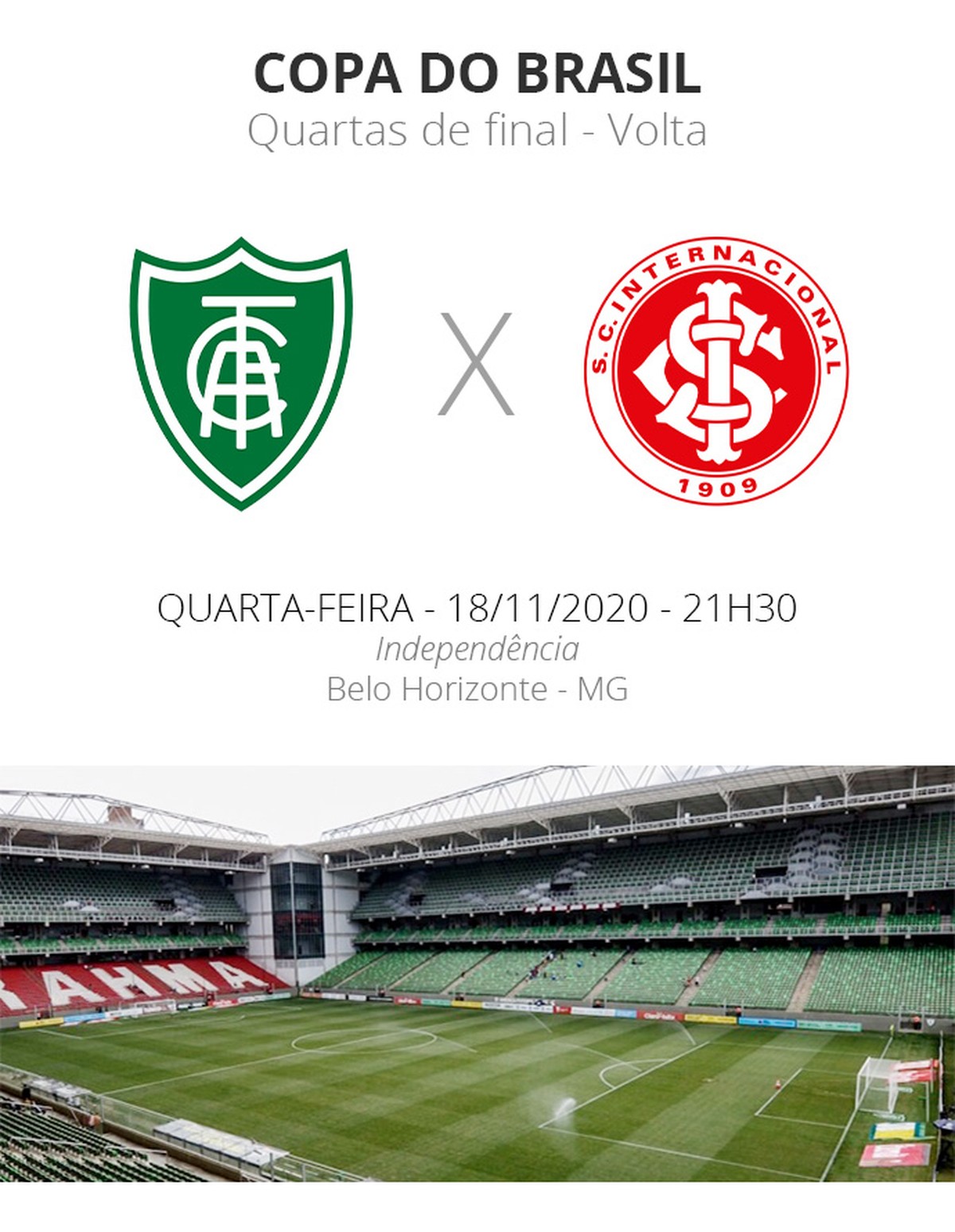 América-MG x Internacional: veja onde assistir, escalações ...