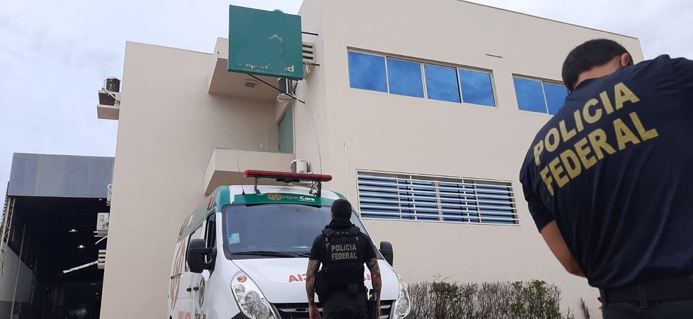 Operação da PF cumpre prisões por corrupção e lavagem de dinheiro na saúde em MT — Foto: Polícia Federal