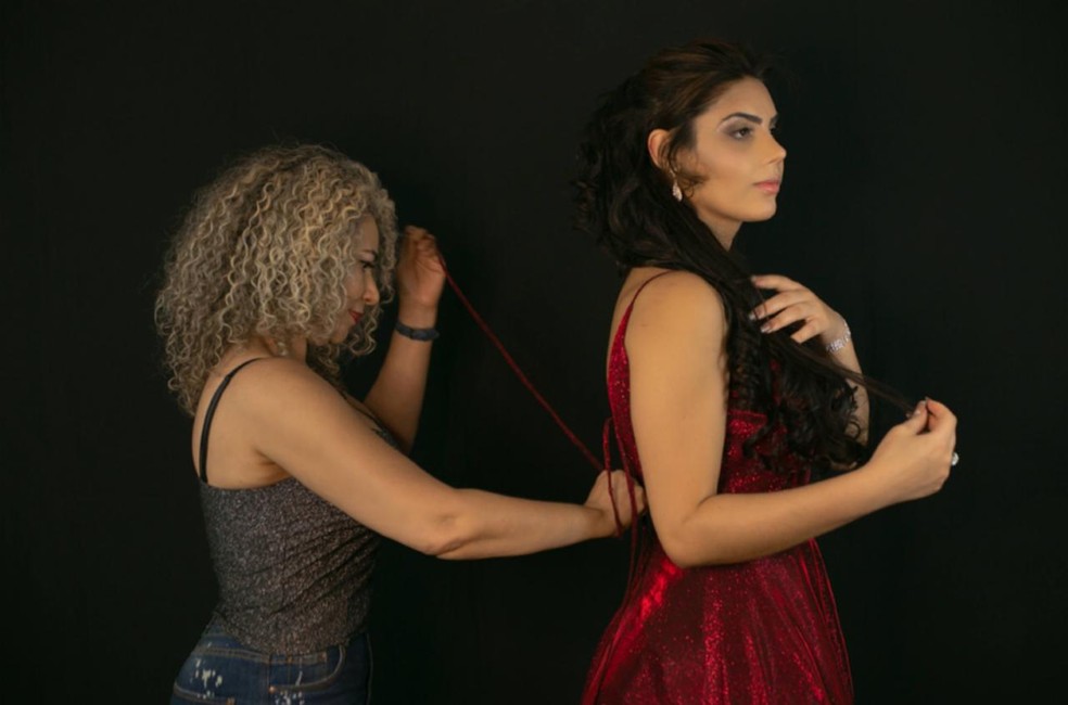 Daniela Nunes, de 28 anos, é Miss Beleza T do Distrito Federal — Foto: Mateus Lucena
