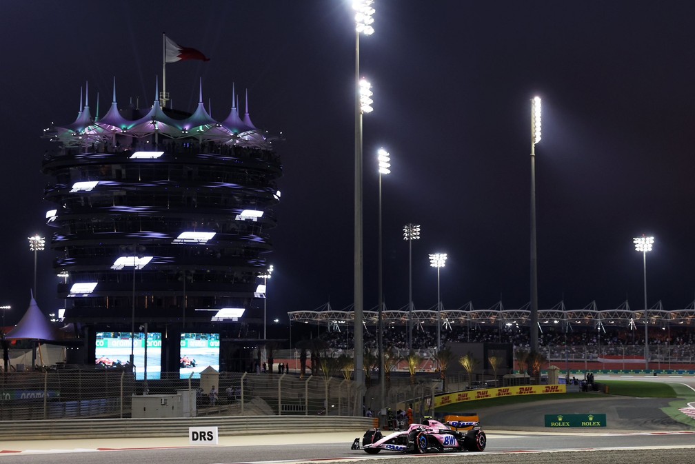 Pierre Gasly terminou na nona posição do GP do Bahrein, abertura da temporada 2023 da F1 — Foto: Alpine F1 Team