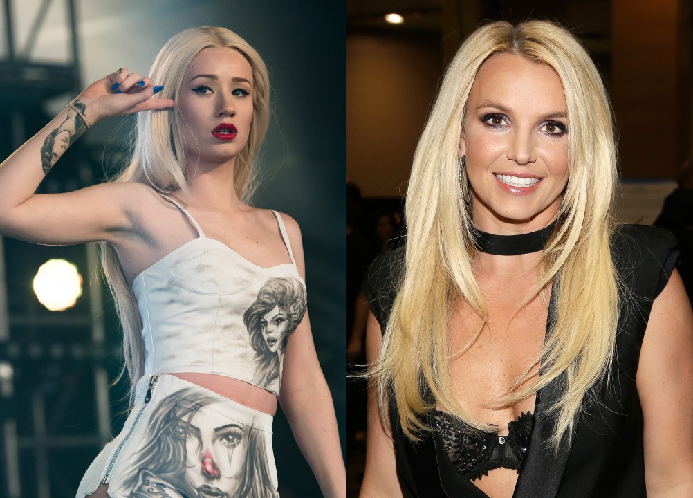 Iggy Azalea e Britney Spears. (Foto: Getty Images)
