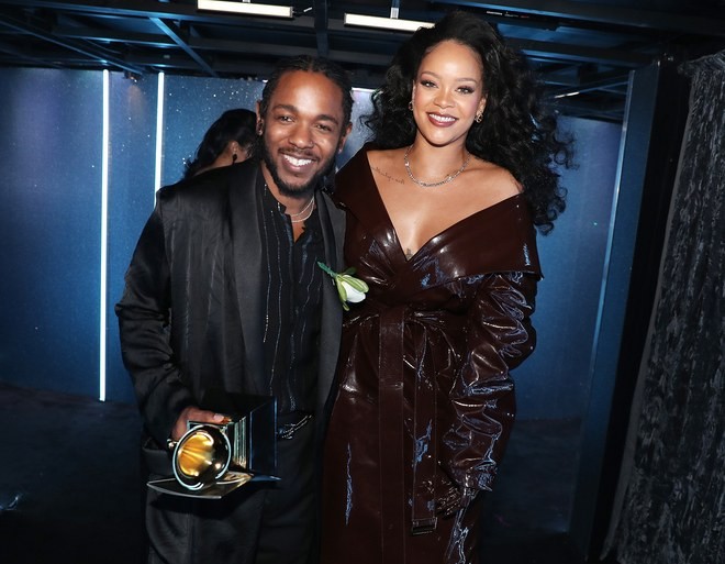 Rihanna no Grammy 2018 (Foto: Getty Images)
