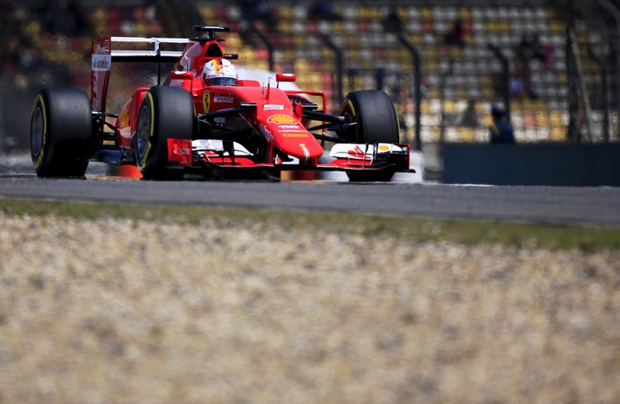 Sebastian Vettel Ferrari Treino Classificatório GP da China (Foto: Reuters)