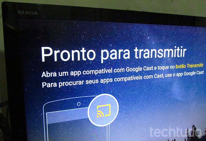 TV avisa quando configuração termina (Foto: Paulo Alves/TechTudo )
