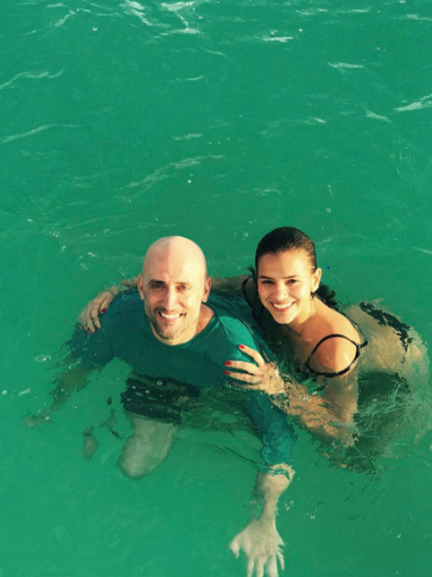 Bruna Marquezine e Paulo Gustavo no Caribe (Foto: Reprodução/Instagram)