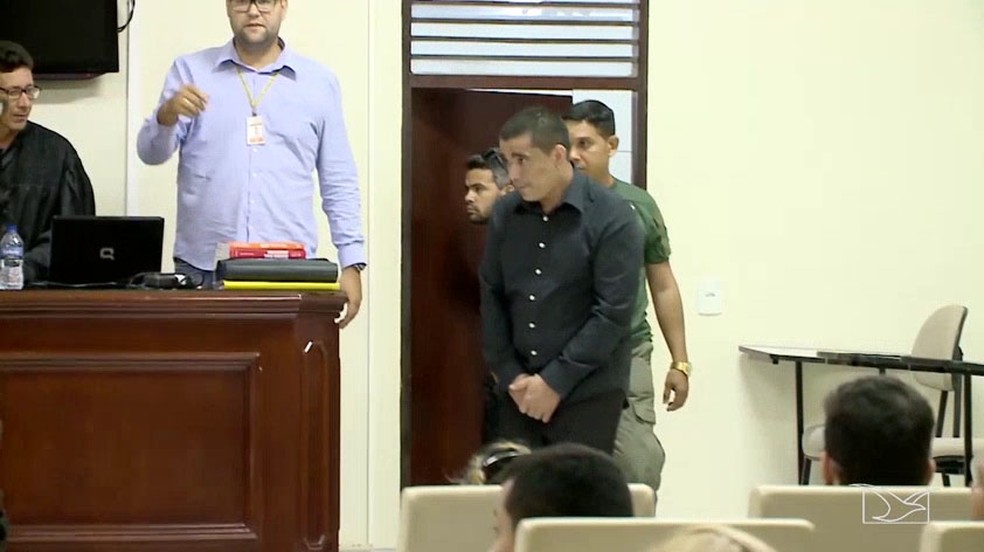 Adriano Alves de Oliveira foi condenado a 22 anos e cinco meses de prisão (Foto: Reprodução/TV Mirante)