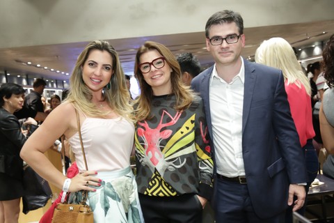 Paula Accioly, Valeria Feijó e Cassiano Lemos  