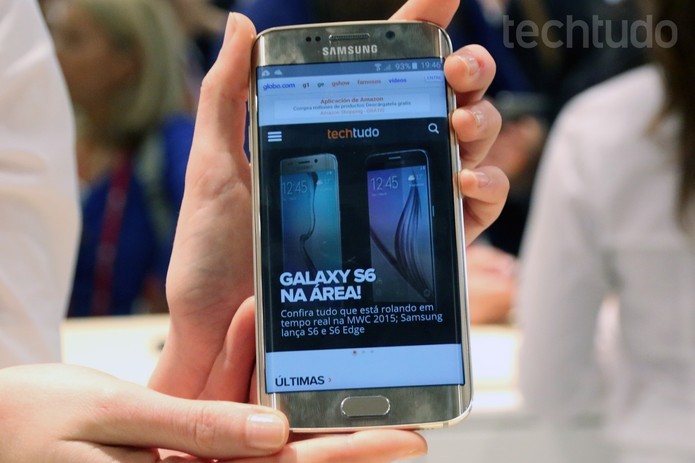 Design do Galaxy S7 deve ser similar ao usado pela Samsung no S6 (Foto: Isadora Díaz/TechTudo)