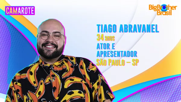 Tiago Abravanel, no 'BBB22' — Foto: Divulgação