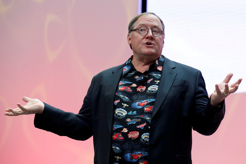 John Lasseter, chefe de animaÃ§Ã£o da Disney e da Pixar, participa de evento em Michigan, nos EUA (Foto: Brendan McDermid/Reuters)