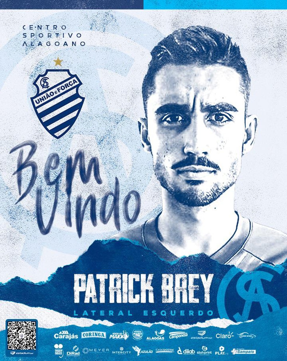 Patrick Brey foi anunciado pelo CSA — Foto: Divulgação/CSA