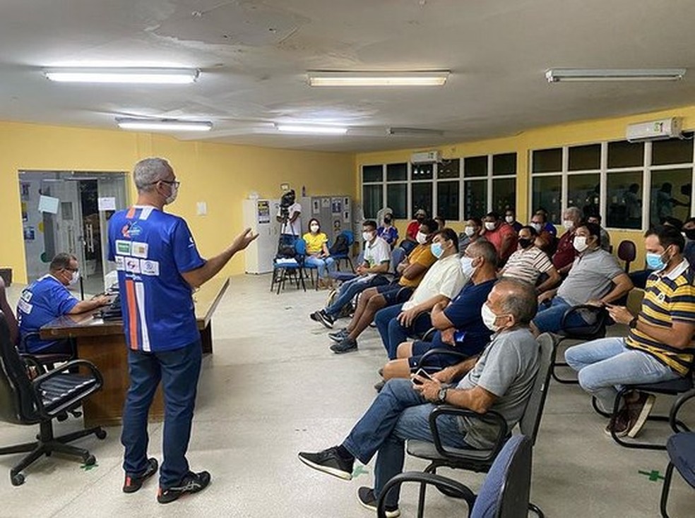 Congresso técnico da Copa TV Grande Rio de Futsal  — Foto: Reprodução