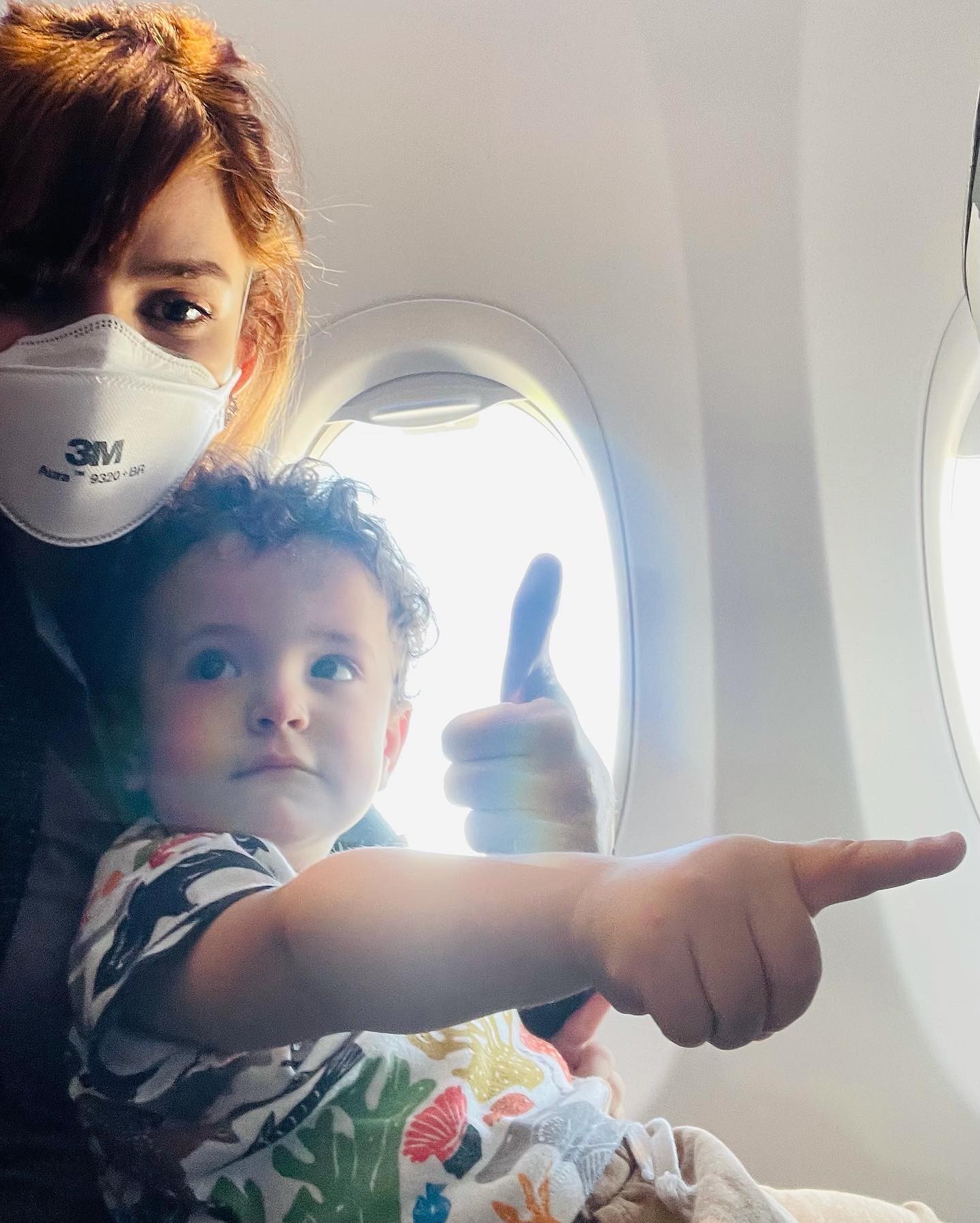 Titi Müller mostra Benjamin em primeira viagem de avião e fãs se derretem (Foto: Reprodução/Instagram)
