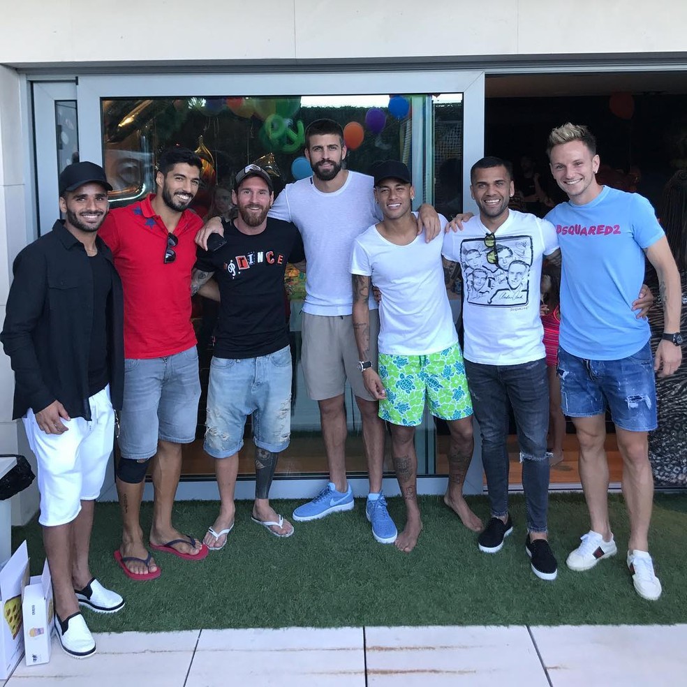 Rakitic mantém amizade com Neymar após ida do brasileiro para o PSG (Foto: Reprodução / Instagram)