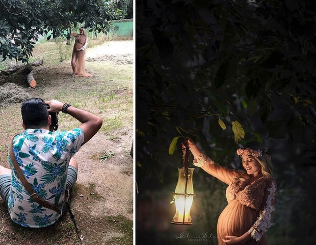 O dia se transformou em uma linda noite (Foto: Gilmar Silva)