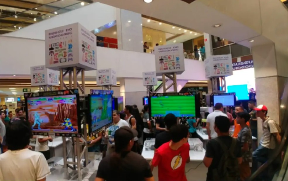 Museu do Videogame em uma das edições do evento. — Foto: Reprodução