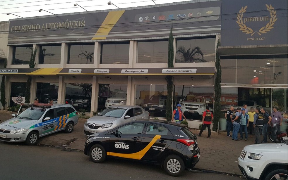 Polícia fez operação para investigar sonegação de impostos em Inhumas (Foto: Divulgação/G1)