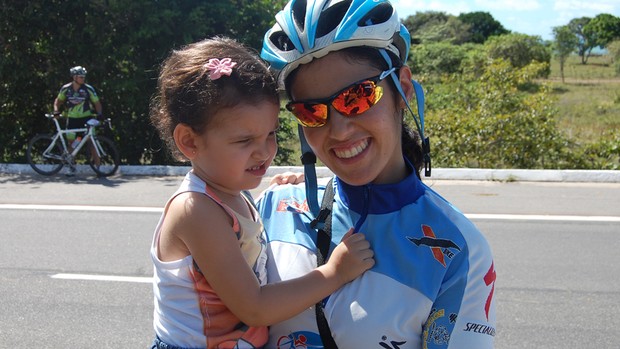 Juliana Bezerra, ciclista paraibana (Foto: Larissa Keren)