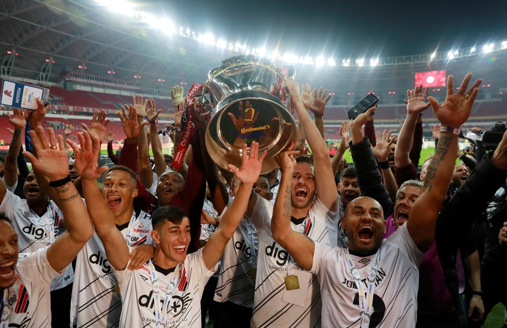 Athletico é o atual campeão da Copa do Brasil — Foto: REUTERS/Diego Vara