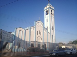 Igreja Nossa Senhora da Conceição, Trem, Macapá (Foto: Fabiana Figueiredo/G1)