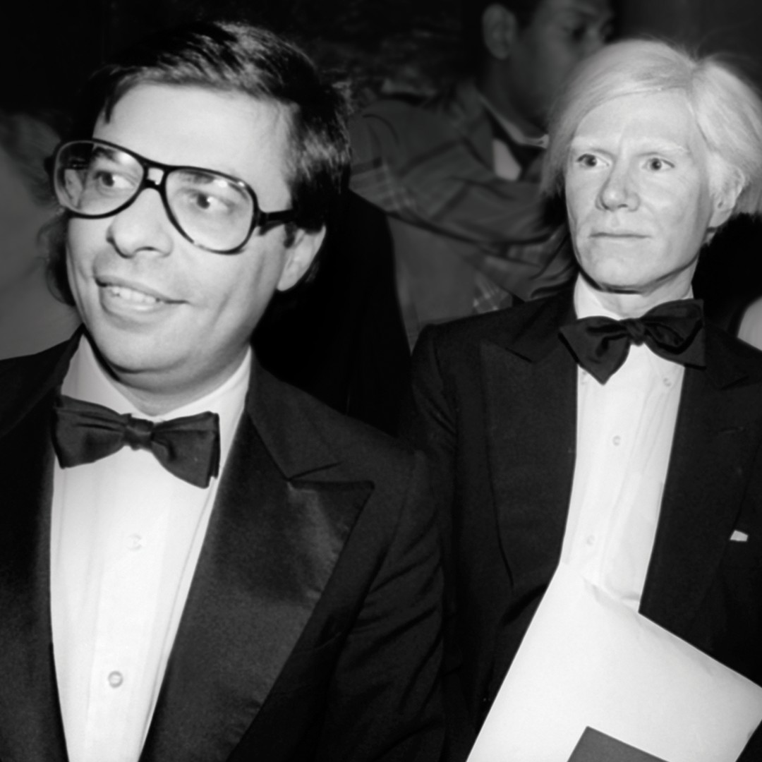 Antes do Instagram: Bob Colacello e Andy Warhol no Times Square Tango Palace em 1979 (Foto: reprodução)