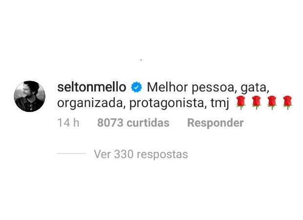 Selton Mello elogia Juliette Freire  (Foto: Reprodução / Instagram )