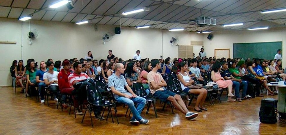  Alunos do programa Vestibular Cidadão, no Distrito Federal, em imagem de arquivo — Foto: Vestibular Cidadão/Divulgação