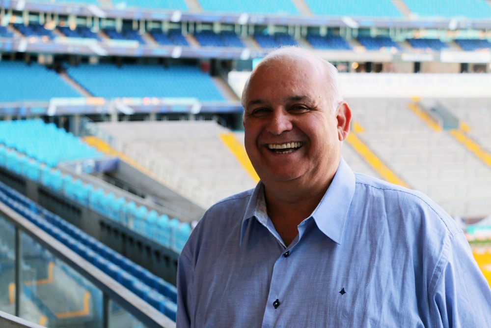 Presidente do Grêmio vibra com Arena como sede da Copa América
