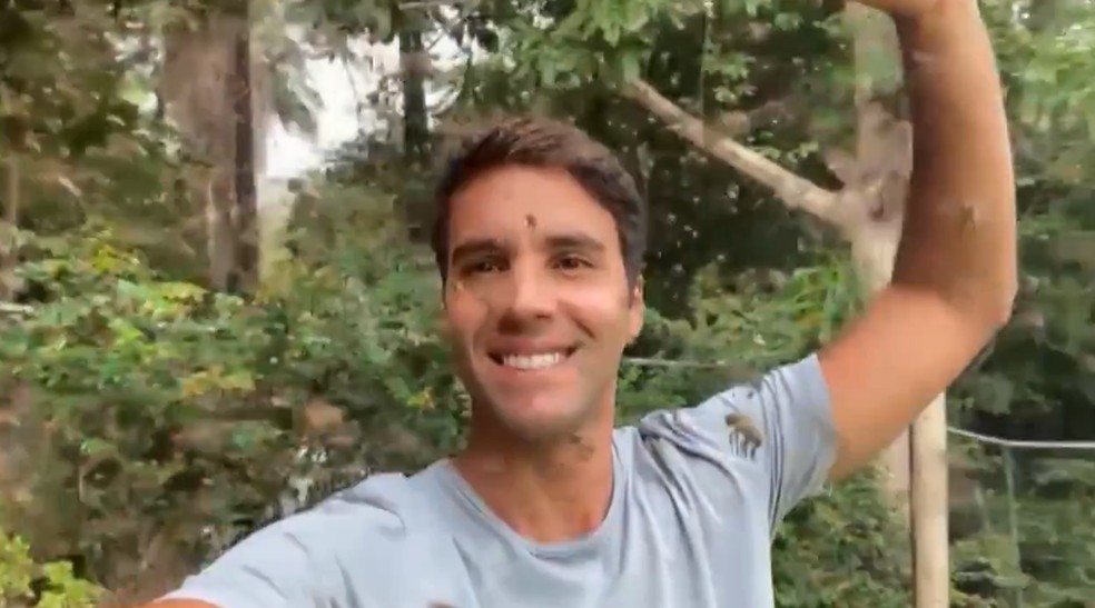 Conheça a criação de abelhas sem ferrão da família Sangalo Cady, que surgiu na pandemia — Foto: Reprodução / TV Bahia