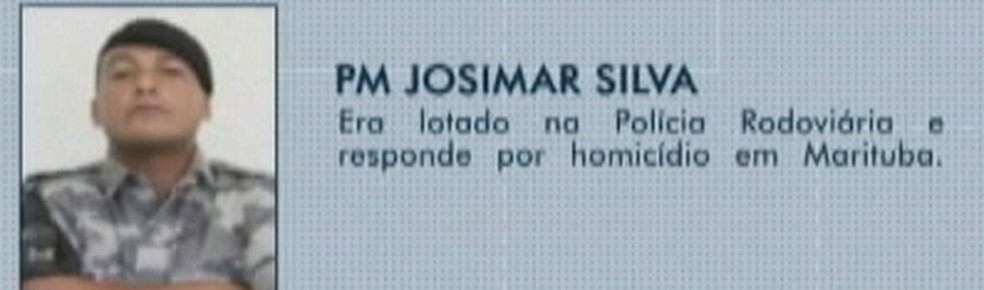 PM Josimar Silva foi condenado por associação criminosa — Foto: Reprodução/TV Liberal