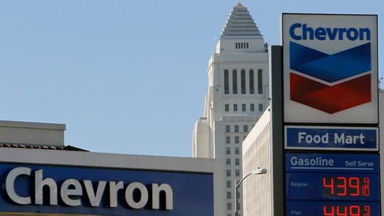 Produção de petróleo da Chevron na Venezuela salta 80%