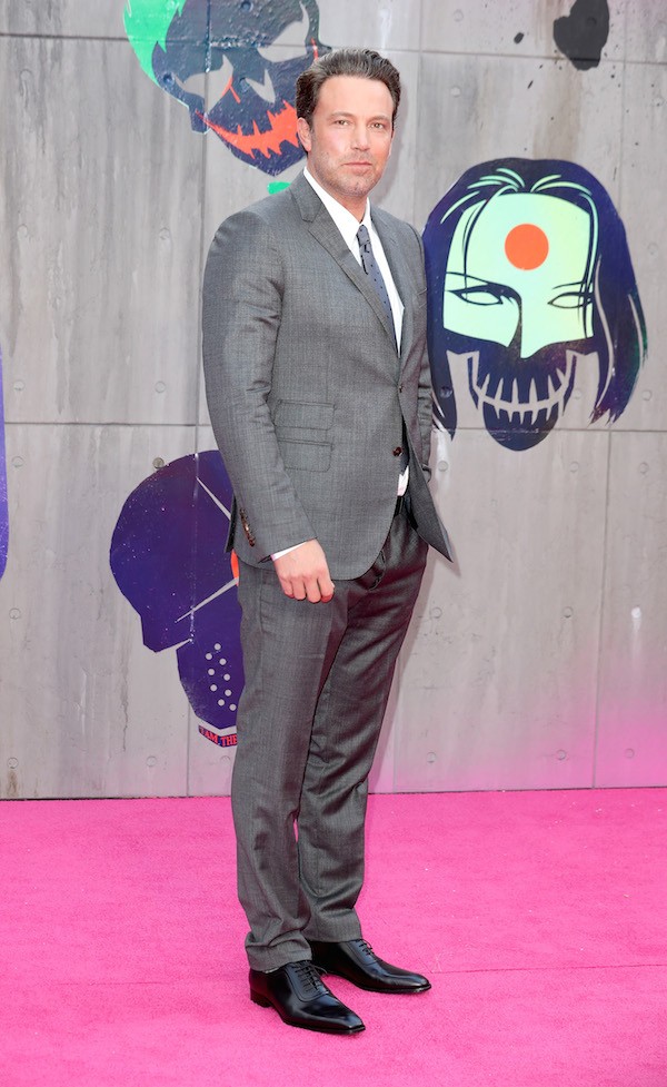 O ator Ben Affleck na festa de lançamento de 'Esquadrão Suicida' (Foto: Getty Images)