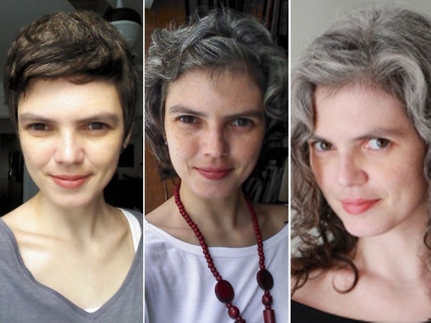 Elisa Colepicolo, de 34 anos, está há 2 anos sem tingir o cabelo (Foto: Arquivo Pessoal)