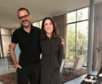 Alberto Renault e Fernanda Torres nas gravações do 'Casa Brasileira' | Daniel Martins