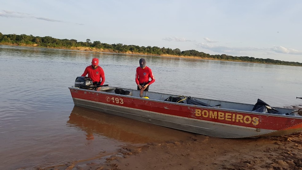 Jovem de 26 anos se afogou no Rio São Francisco, em Januária — Foto: Corpo de Bombeiros/Divulgação