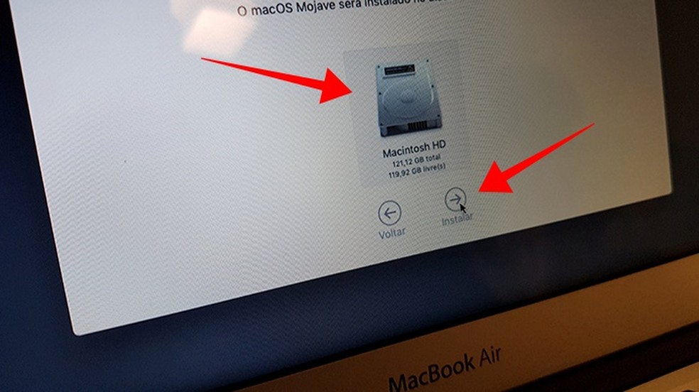 Instale o macOS no HD do computador — Foto: Reprodução/Paulo Alves