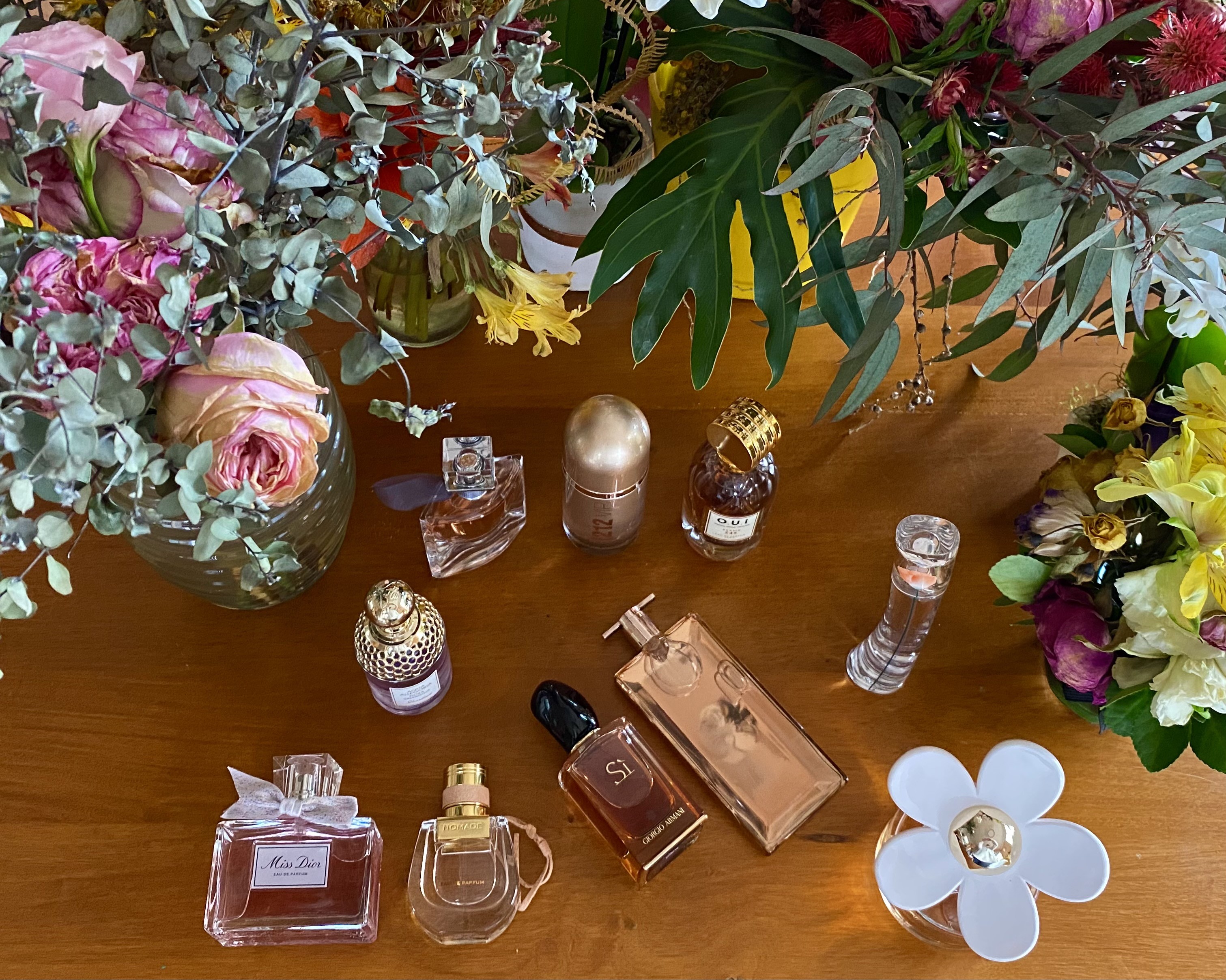 Perfumes florais (Foto: Paola Deodoro)