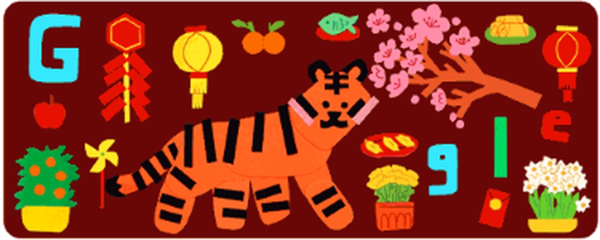 Tiger Stars en Google Doodle para celebrar el Año Nuevo Lunar |  tecnología