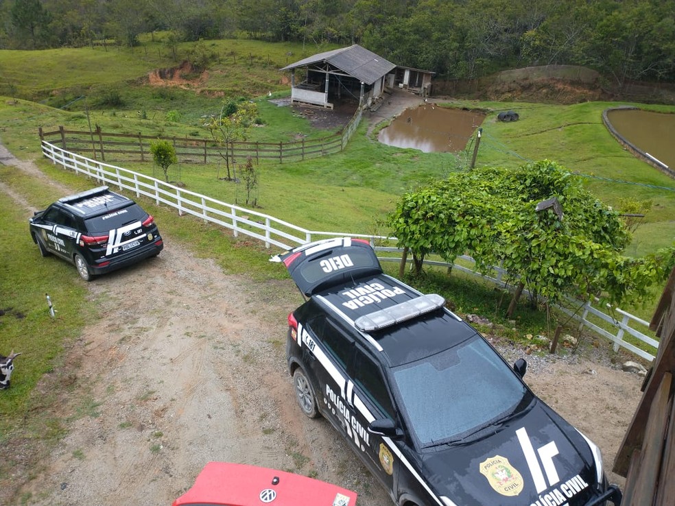 Célula nazista interestadual foi alvo de operação em SC — Foto: Polícia Civil/Divulgação